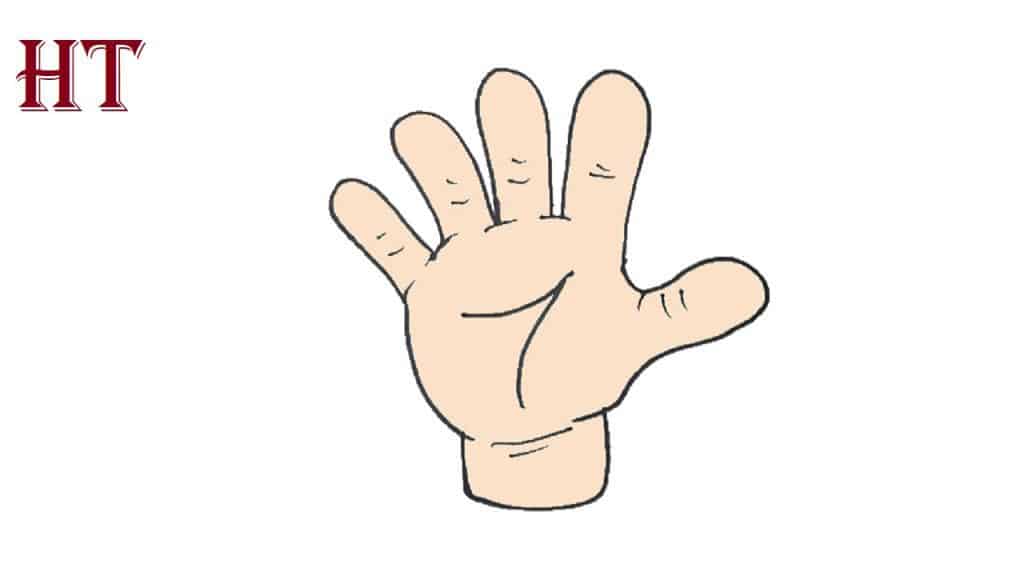 How To Draw A Cartoon Hand