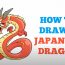 How To Draw A Japanese Dragon Step by Step