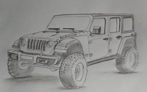 How To Draw A Jeep Wrangler