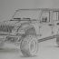 How To Draw A Jeep Wrangler || Car Drawing with Pencil