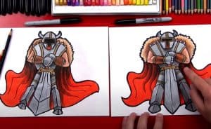 How To Draw A Knight Helmet