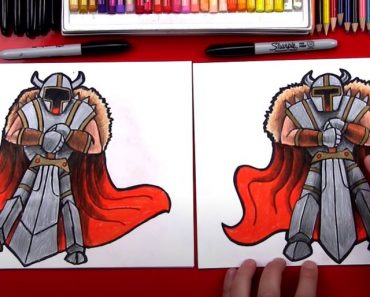 How To Draw A Knight Helmet Step by Step