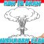 How To Draw A Mushroom Cloud Step by Step