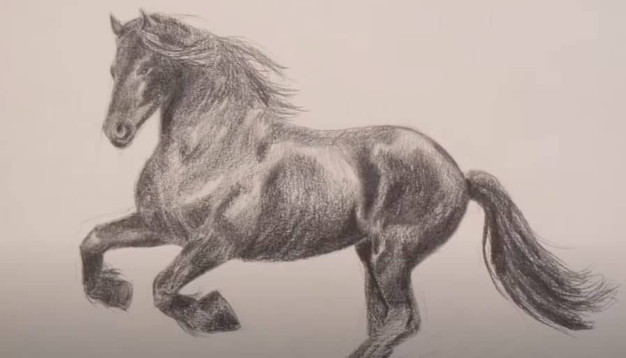 How To Draw A Mustang Horse How to draw step by step