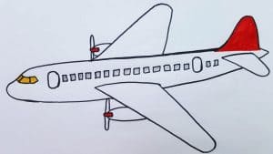 How To Draw An Aeroplane
