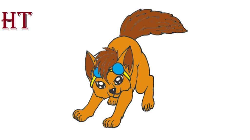 How To Draw An Anime Dog