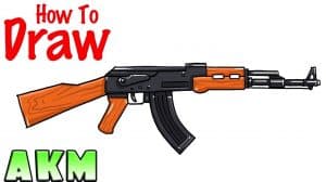 How To Draw An Assault Rifle