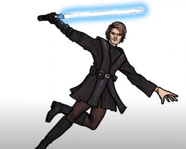 How To Draw Anakin Skywalker Step by Step