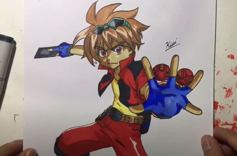 How To Draw Dan Kuso From Bakugan Step by Step