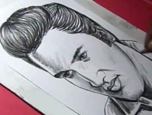 How To Draw Elvis Presley