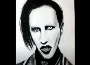How To Draw Marilyn Manson