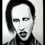 How To Draw Marilyn Manson Step by Step