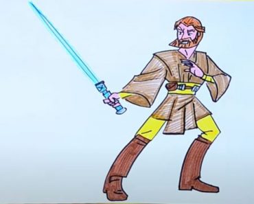 How To Draw Obi Wan Kenobi’s Lightsaber