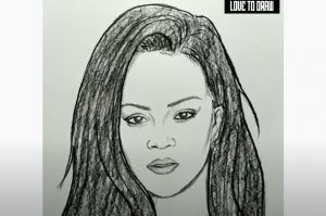 How To Draw Rihanna