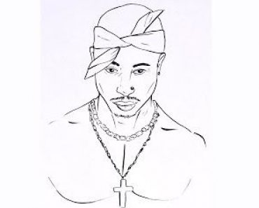 How To Draw Tupac Shakur Step by Step