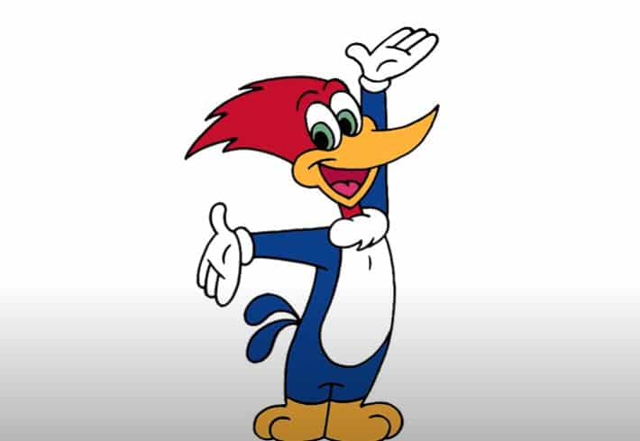 How To Draw Woody Woodpecker Step by Step