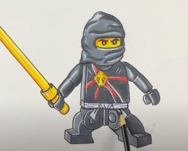 How to Draw Cole from Ninjago Step by Step