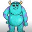 How to Draw Sulley from Monsters Inc Step by Step