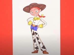 How to draw Jessie from Disney Toy Story