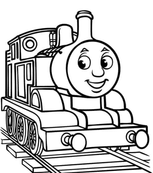 Thomas the Train Coloring Pages for Kids