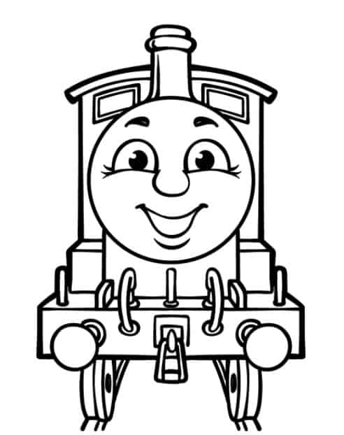 Thomas the Train Coloring Pages for Kids