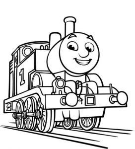 Thomas the Train Coloring Pages for Kids