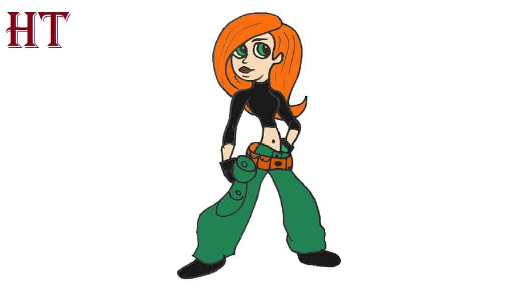 How To Draw Kim Possible Step by Step