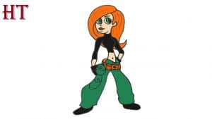 how to draw kim possible