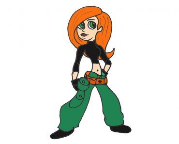 How To Draw Kim Possible Step by Step