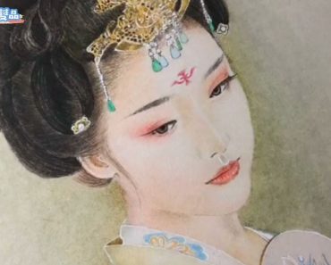 Lady Chinese Girl Drawing and Painting Step by Step