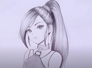 Cute Girl Drawing