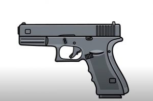 How To Draw A Glock Gun