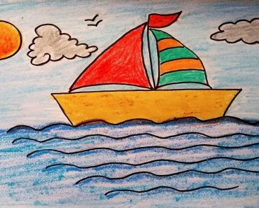 How To Draw A Sailboat Step by Step