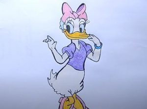 How To Draw Daisy Duck