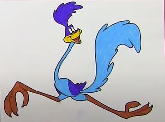 How To Draw Road Runner Step by Step