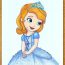 How To Draw Sofia The First Step by Step