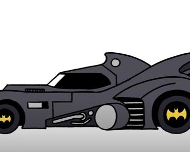 How To Draw The Batmobile Step by Step