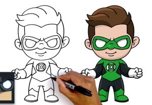 How To Draw The Green Lantern