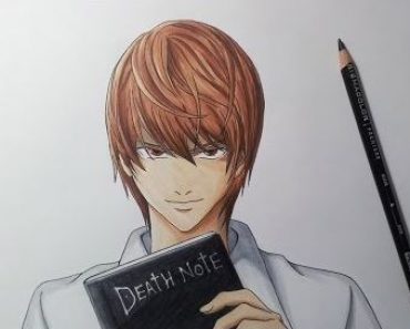 How to Draw Light Yagami from Death Note