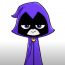 How to Draw Raven From Teen Titans Go