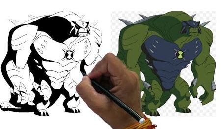 How to Draw Ultimate Humungousaur Step by Step