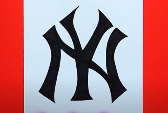 How to Draw the New York Yankees Logo Step by Step