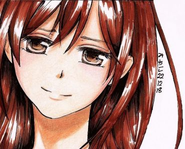 Anime Girl face Drawing || Yuki Cross