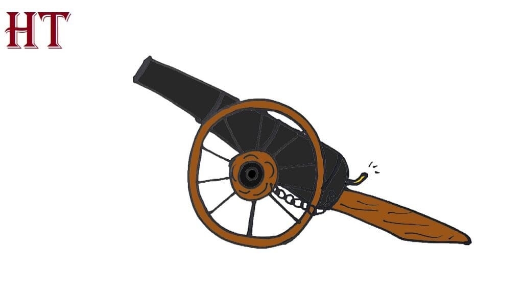 How To Draw A Cannon