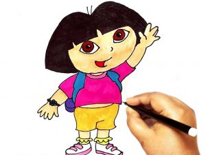 How to Draw Dora Buji