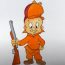 How to Draw Elmer Fudd from Looney Tunes