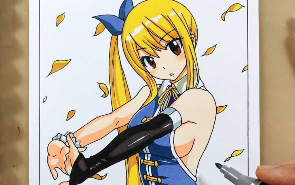 How to Draw Lucy from Fairy Tail