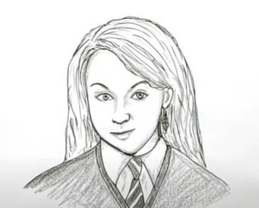 How to Draw Luna Lovegood from Harry Potter