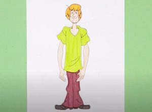 How to draw Shaggy from Scooby Doo