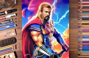 How to draw Thor Odinson Realistic